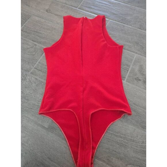 Women's Show Me‎ Your MuMu Red Body Suit Wide Large - Picture 6 of 9